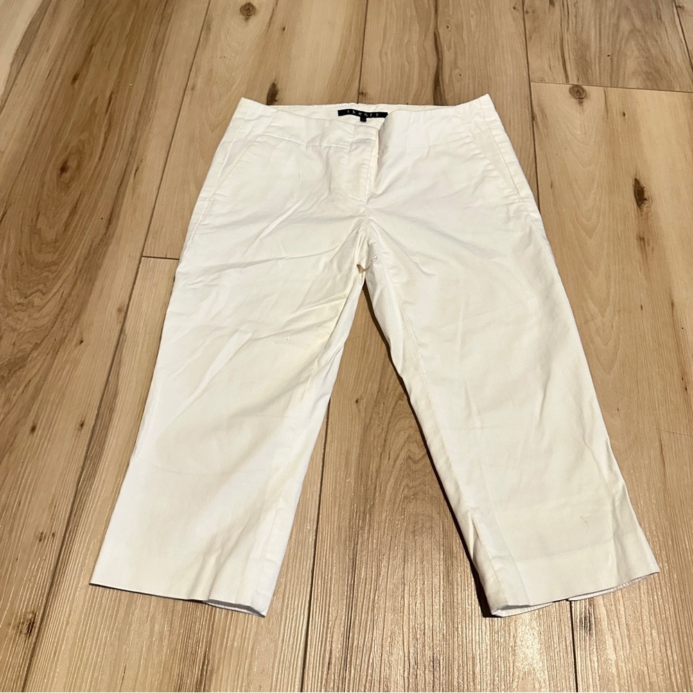 Theory Yanette Cropped cotton  Pants
